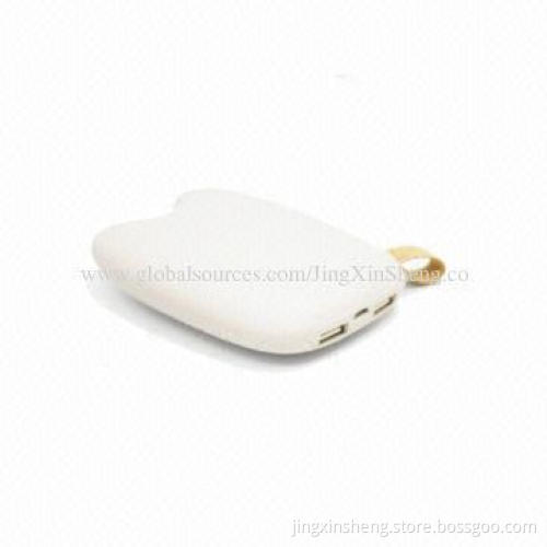 Dual USB Ports Power Bank for iPad 3, iPhone, HTC, Samsung and Nokia with 7,800mAh Capacity